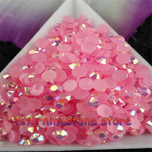 5000pcs/bag,SS16 4mm Dark pink AB Color Jelly Resin Crystal Rhinestones Nail Art Applique painting rhinestone for nails DIY 2024 - buy cheap