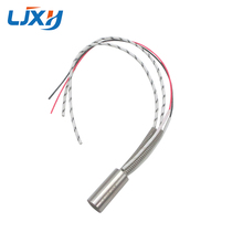 LJXH Cartridge Heater Element 220V Single Head Heating Pipe Dia.12mm with Type K Thermocouple 304 Stainless Steel 200W/300W/400W 2024 - buy cheap