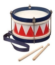 Tambor de percusas para crianças ajustável, instrumentos musicais de percussão pequeno de rosto duplo ajustável 2024 - compre barato