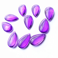 50pcs/lot 38mm purple crystal chandelier parts crystal lamp pendents,wedding crystal garland strands beads suncatcher prisms 2024 - buy cheap