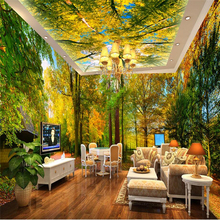 Papel de pared personalizado beibehang Forest park, papel tapiz Mural 3D para paredes, papel de pared, decoración del hogar, pintura para sala de estar 2024 - compra barato