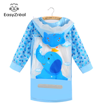 Children's raincoat Boys Girls Funny raincoats Raincoat baby student Child poncho with schoolbag bit thicker Free Shipping Gifts 2024 - buy cheap