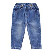 Summer Children Sports Trousers Toddlers Infant Kids Denim Pants Baby Boys Girls Long Pants Bottoms 2024 - buy cheap