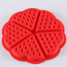 Heart Silicone Waffle Mold Microwave Chocolate Mould Fondant Tools Bakware 2024 - buy cheap