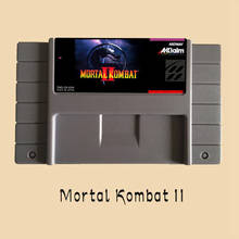 Большая серая игровая карта Mortal Kombat II 16bit для игроков в США NTSC 2024 - купить недорого