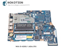 NOKOTION ZRMAA LA-A481P K000151460 материнская плата для Toshiba E45T E45T-A4100 материнская плата для ноутбука I5-4200U 1,6 Ghz CPU DDR3L 2024 - купить недорого