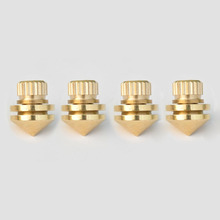 4PCS M8x20 Copper Speaker Spike Amplifier Damping Isolation Base Feet Stand Nail 2024 - buy cheap