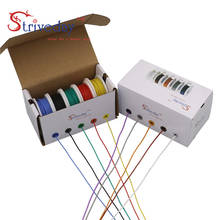 50m/box 30awg stranded wire Cable Wire Flexible Silicone Electrical Wires 5 color Mix Tinned Copper DIY 2024 - buy cheap