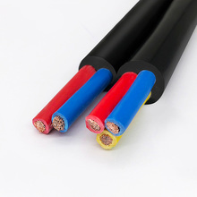 1m,2m,3m Monitoring power cord / 2 core / flat sheathed cable / RVVB 2X4 mm2 square / pure copper wire 2024 - buy cheap