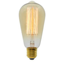 Edison Retro Vintage Incandescent Bulb 40W/60W 220V E27 ST64 filament ampoule vintage Retro Incandescent bulb Edison Lamps 2024 - buy cheap