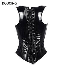 DODOING Black Women Corset Gothic Steampunk Underbust  Waist Cincher Corsets Trainer Bustier Sexy Lingerie 2024 - buy cheap