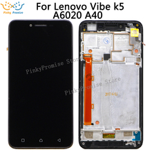 Для Lenovo vibe k5 A6020A40 ЖК-дисплей Сенсорная панель дигитайзер в сборе с рамкой запасные части 2024 - купить недорого