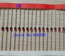 Free shipping  100pcs    1N4742A   1W   12V    Zener diode 2024 - buy cheap