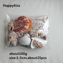 HappyKiss 100g модные украшения для пляжа, модные женские ракушки для самостоятельного декора, натуральные морские звезды, морской раковины 2024 - купить недорого