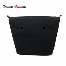 Mini cashemere clásico negro, insertos de cuero PU interior para bolsa o, accesorios de bolso de silicona, inserto de forro interior para bolsa O 2024 - compra barato