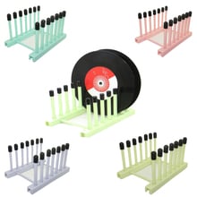 Estante para discos LP, secador de discos de vinilo, 12 y 7 pulgadas 2024 - compra barato