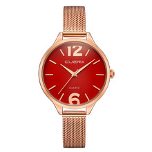 Nova Chegada Relógios Das Mulheres Relógios De Luxo Relógio de Quartzo de Marcação de Aço Inoxidável Pulseira Relógio Ocasional 11.17 2024 - compre barato
