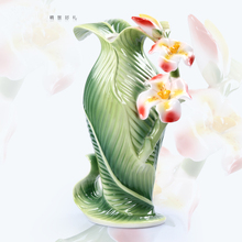 ceramic Canna indica L flowers vase home decor large floor vases for wedding decoration ceramic handicraft porcelain figurines 2024 - buy cheap