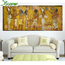 YOGOTOP-pintura de diamante 5D DIY "faraones de Egipto", mosaico bordado de diamantes de imitación cuadrados/redondos, decoración de pared YY259 2024 - compra barato