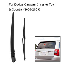 Limpiaparabrisas de ventanilla trasera de coche, brazo y cuchilla de repuesto completo para Dodge Caravan Chrysler Town & Country 2008-2009 2024 - compra barato