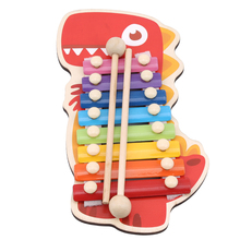 Novo bebê animais xylophon brinquedos crianças instrumento de música precoce brinquedo bater à mão instrumentos de música piano do bebê brinquedos educativos presente 2024 - compre barato