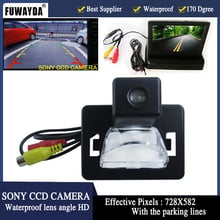 FUWAYDA SONY CCD HD Video Auto Parking Car rear-view camera 4.3 inch monitor+car Camera with parking lines for Mazda 5 2005-2010 2024 - buy cheap