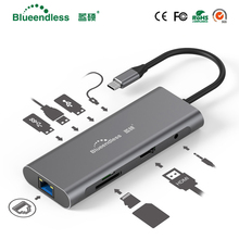 Blueendless Multi USB 3.0 HDMI Adapter to Splitter 3 Port USB C HUB USB-C Type C 3.1 for MacBook Pro Accessories USB C HUB 2024 - buy cheap