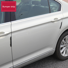 Универсальная автомобильная Защитная кромка для двери, угловая накладка на бампер, защитная полоса, защита от предотвращения столкновений, фрикционные наклейки 2024 - купить недорого