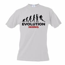 Newest 2019 Fashion Stranger Things T Shirt Men Tops Summer Cool Funny T-Shirt Evolution Skier Men'S Hot Sale Tee Shirts 2024 - buy cheap