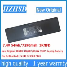 7.4V 54wh/7290mah 3RNFD new Original 3RNFD 34GKR 5K1GW G95J5 Laptop Battery  For Dell Latitude E7440 E7450 E7420 2024 - buy cheap