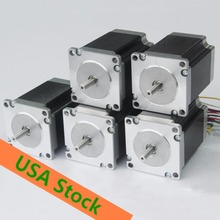 [USA3-5days fast ship]  Wantai 5PCS Nema23 Stepper Motor  425oz-in 115mm 3A CE ROHS ISO Engraver Laser Machine CNC DIY 2024 - buy cheap