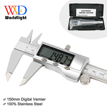 150mm Digital Vernier Metal Caliper 6inch HD Electronic Gauge Micrometer Measuring Instruments Woodworking Tools 2024 - buy cheap