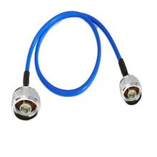 Blue N Male to N Male Plug Connector RF coax Simi Rigid RG402 cable 50ohm 50cm 1m 3m 5m 10m 2024 - buy cheap