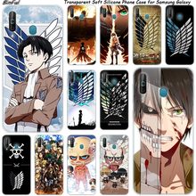 Hot Anime attack on Titan Silicone Phone Case For Samsung Galaxy A80 A70 A60 A50 A40 A40S A30 A20E A2CORE M40 Note 10 Plus 9 8 5 2024 - buy cheap