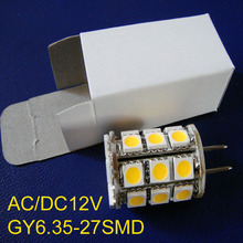 Высококачественная Светодиодная лампа AC/DC 12 В GY6.35, светодиодная лампа G6.35, светодиодные лампы GU6.35, светодиодная кристаллическая лампа GY6 12 В, светодиодные лампы G6, бесплатная доставка, 5 шт./лот 2024 - купить недорого