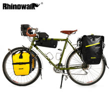 Rhinowalk Long Trip Bicycle Bag Large Capacity Waterproof Bicycle Luggage Travel Bags Handlebar Bag Front Frame Bag Bike Pannier 2024 - buy cheap