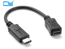 15 см USB 3,1 Type-C папа к Micro USB Женский USB-C кабель конвертер для Macbook 12 "xiaomi 4c 4S 5 Huawei P9 V8 LETV 1S 2 PRO MAX 2024 - купить недорого