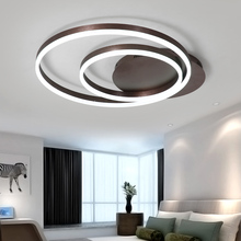 Luces LED modernas minimalistas para sala de estar, luces de dormitorio,  atmosféricas rectangulares, luces de techo rectangulares de metal,  acrílico