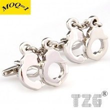 Handcuffs Cufflink Cuff Link 1 Pair Free Shipping Promotion 2024 - buy cheap