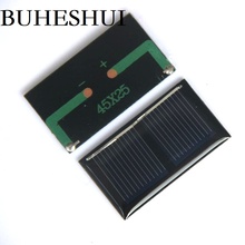 Bueshui-Mini Módulo de células solares de 1V 125mA, Panel Solar DIY, sistema de cargador de batería de juguete Soar, Kits educativos de 45*25MM, epoxi, 10 Uds. 2024 - compra barato
