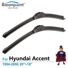 Wiper Blades for Hyundai Accent 1994-2006 20"+18", Set of 2, Unique OE Wiper Blade 2024 - buy cheap