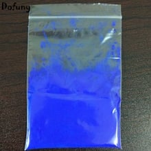 (Shiny under UV lights)10gr Sapphire Blue Color Fluorescent Powder phosphor Pigment for Paint, Neon powder Nail Art Polish 2024 - buy cheap