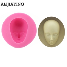 M0868 3D Men head DIY Silicone Fondant Cake molds 3D Face Moulds Soap Mold Chocolate Mould For The Baking Tools 2024 - buy cheap