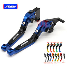 CNC Motorcycle Top CNC Adjustable Extendable Brake Clutch Levers For Honda XADV 750 2017 2018 with Logo X-ADV 2024 - buy cheap