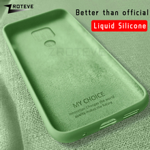 Mate 20 Pro Case ZROTEVE Liquid Silicone Coque For Huawei Mate 20 Lite Pro X Case Smooth Cover For Huawei Mate 10 9 Pro Cases 2024 - buy cheap