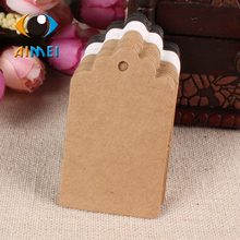 100Pcs 3X5Cm Wave Head Blank Kraft Paper Hang Tags For Bake Blank Wishes Cards For Handmade Paper Swing Labels Gift Price Listst 2024 - buy cheap