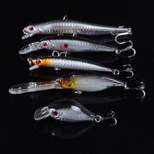 5pcs Popper Fishing Lure Set China Hard Bait Lure Wobbler Carp 5 Models Fishing Tackle wholesale With 3D Eyes 2024 - buy cheap