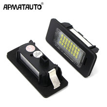 2Pcs White Error Free 24SMD Car LED Number License Plate Light lamp OEM replacement for Audi A4 B8 A5 Q5 S5 TT S4 Quattro 2024 - buy cheap