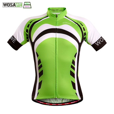 WOSAWE Summer Cycling Jersey Bike Ciclismo Bicycle Maillot Mtb Clothing Short Sleeve Jerseys Outdoor Sports Wear Breathable 2022 - купить недорого