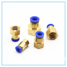 Air Pipe Fitting 10mm 12mm 8mm 6mm Hose Tube 1/8" 3/8" 1/2" BSP 1/4" Female Thread Brass Pneumatic Connector Quick Joint Fitting 2024 - buy cheap